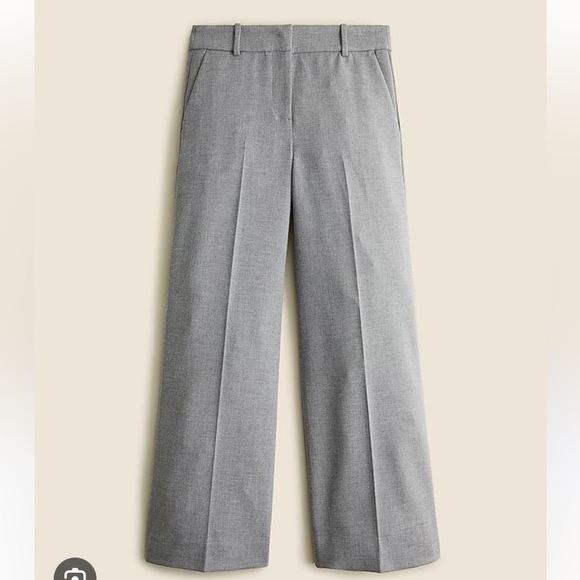 J. Crew Pants - J.crew gray Sydney wide-leg pants in four-season stretch size 20